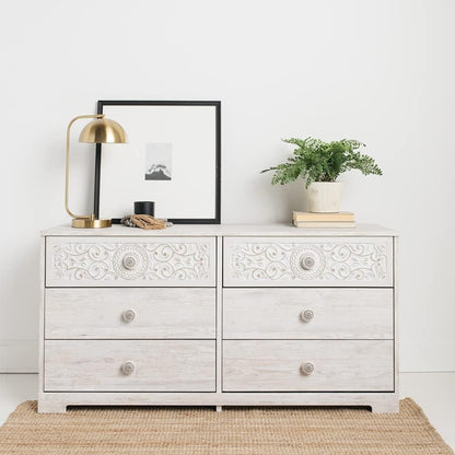 Signature Design by Ashley Paxberry Boho Dresser, Whitewash