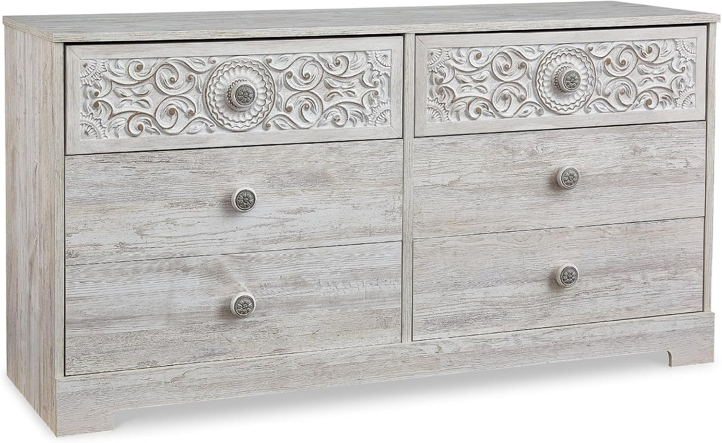 Signature Design by Ashley Paxberry Boho Dresser, Whitewash