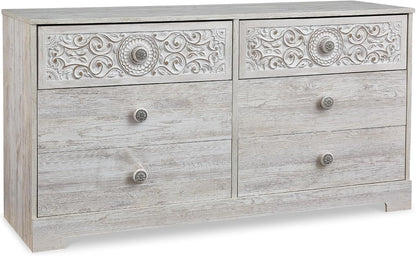 Signature Design by Ashley Paxberry Boho Dresser, Whitewash