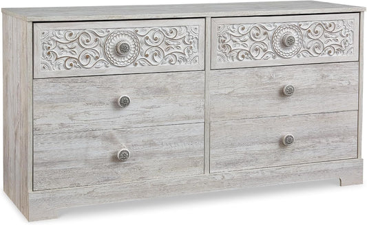 Signature Design by Ashley Paxberry Boho Dresser, Whitewash